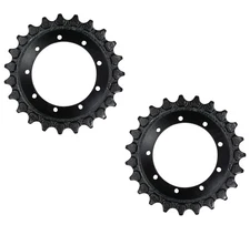 2Pk Forged Track Sprocket Kubota RD118-14433 Track Loader 23 Teeth 9 Bolt Holes