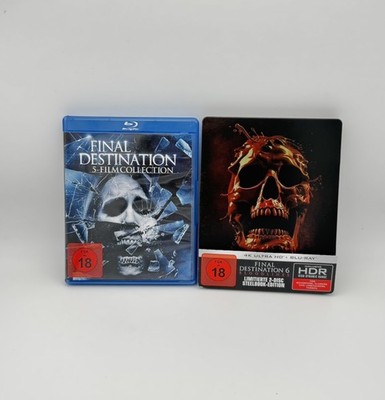 Final Destination 1-6 Blu Ray - Teil 6 in 4K Steelbook