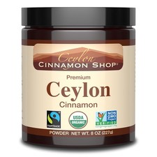 Organic Ceylon Cinnamon 100 Certified Powder, 8 Ounces