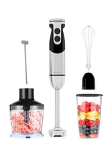 MegaWise Pro Titanium Reinforced 5-in-1 Immersion Hand Blender Powerful 400W ...