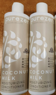 (2) Purezero Coconut Milk Moisturizing Conditioner - 12 Fl Ounces - Intense Hydr