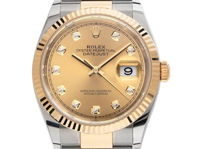 Rolex Datejust Diamanten Ref.126233 2023 Full Set Ungetragen