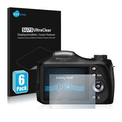 6x Schutzfolie für Sony Cyber-Shot DSC-H300 Display Schutz Folie