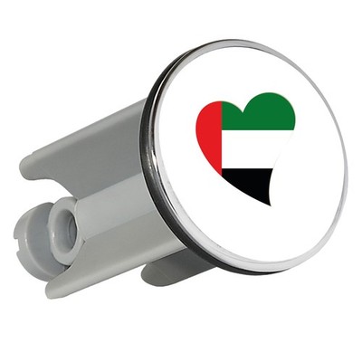 Waschbeckenstöpsel Vereinigte Arabische Emirate Flagge Herz Geschenkidee Vereini