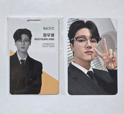 Ateez X Nacific Wooyoung Office Set Photocard