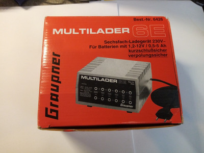 Graupner Multilader 6E  230V-- mit ovp. Karton