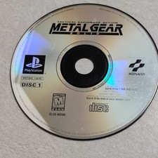 Metal Gear Solid disk 1 Sony Computer Entertainment PlayStation 1 NTSC-U/C