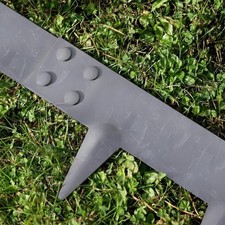 Primrose 5m Steel Modular Garden Edging Pieces in Anthracite Grey