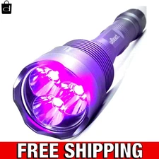 uvBeast New V3 365nm Black Light UV Flashlight – HIGH Definition Ultraviolet ...