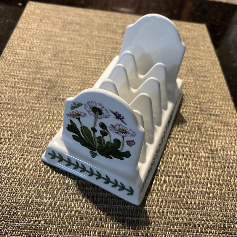 VTG Portmeirion Botanic Garden Toast Rack Napkin/Letter Holder