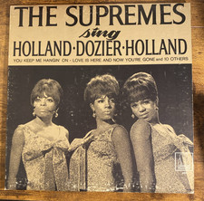 THE SUPREMES "The Supremes Sing Holland Dozier Holland" Vinyl LP (1966) G+/G+