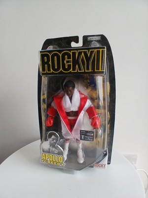 Rocky Apollo Creed Actionfigur Ring Gear Originalverpackt Neu Jakks Toy Rocky 2