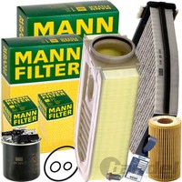 Mann Filter Inspektionspaket Passend FüR Mercedes C E Klasse W/S 204 212 GLK 204