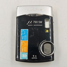 Olympus 790 SW 7.1 MP Digital Camera Black/Silver - Not Working