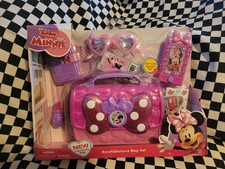 Disney Junior Minnie Mouse Bowfabulous Bag Set   NEW  Box Has Wear 