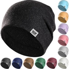 Winter Warm Ski Baggy Hat Comfortable Soft Beanie Collection Cotton Knitted Hat
