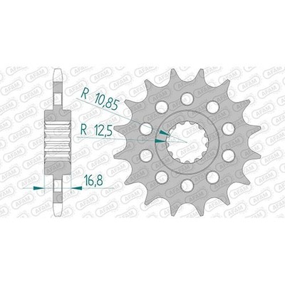 Stahl Ritzel für Honda NC 700 D Integra ABS 2012 RC62A 520er 16 Zähne
