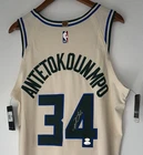 Giannis Antetokounmpo Signed Bucks Nike Vaporknit NBA Authentic Jersey BAS & JSA