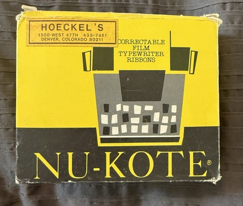 NU-KOTE #T91 -5pk For IBM Selectric Correctable Film Typewriter Ribbons NOS VTG - Picture 1 of 12