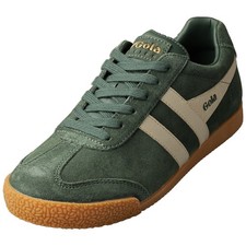 Gola Harrier Mirror Womens Fashion Sneakers in Green Gold