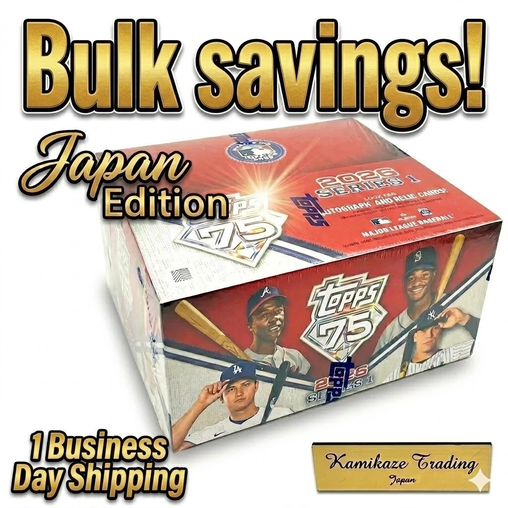 2026 Topps MLB Series 1 Japan Edition Factory Sealed Box NEW