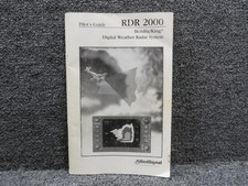 006-08755-0001 Allied Signal 1994 RDR 2000 Digital Weather Radar Pilots Guide