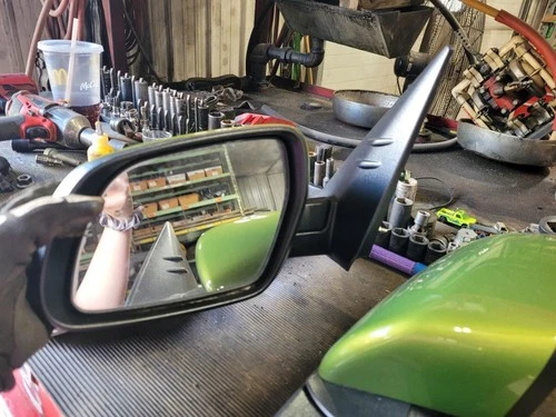 Driver Side View Mirror Power With Blind Spot Alert Fits 20-24 VENUE 1991777