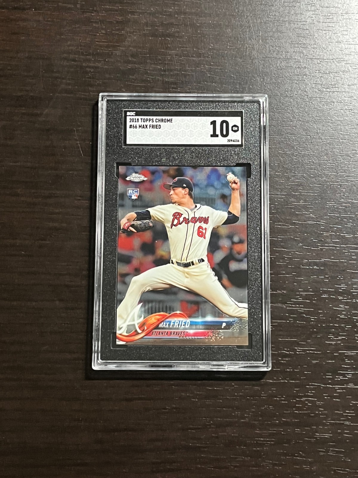 2018 Topps Chrome MAX FRIED Rookie RC Card #66 Graded SGC 10 GEM Mint! Yankees