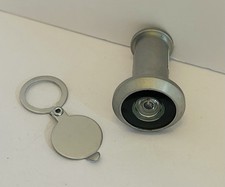 Set Of 6  Hager 1759 Door Peephole Viewer 180 Degree Satin Chrome Solid Brass