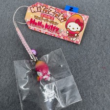 2005 Sanrio Hello Kitty Gotochi Miyazaki Mango Keychain Phone Strap