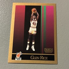 SkyBox 1990-91 Glen Rice #150 Rookie Miami Heat Basketball Card. rookie card picture