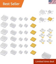 Raspberry Pi Heatsink Kit: 30 PCS Aluminum Copper with Thermal Conductive Tape
