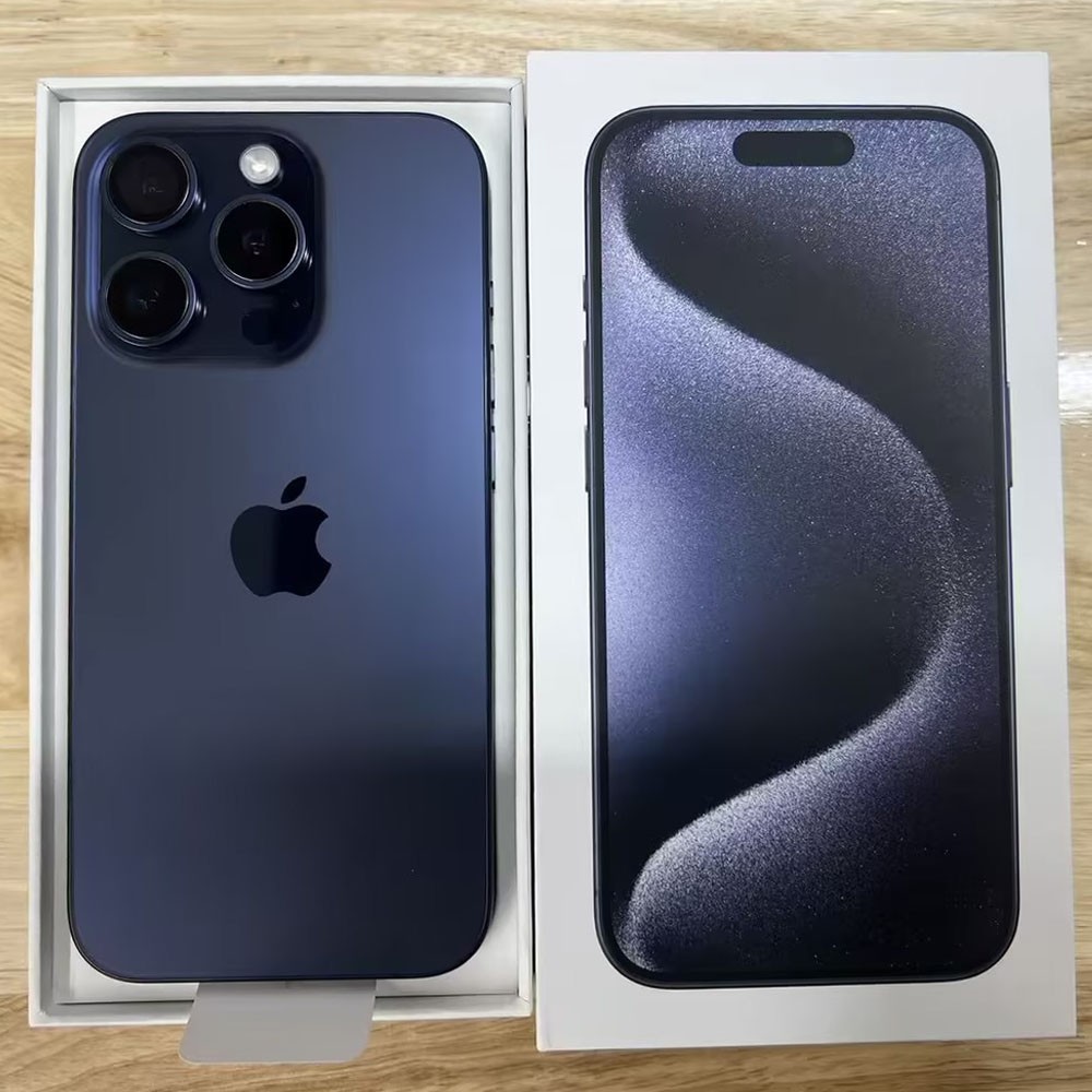 Apple iPhone 15 Pro - 256GB - Blue Titanium (Unlocked) for sale