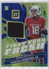 2024 Donruss Optic First Year Fresh Blue Hyper Prizm Marvin Harrison Jr 1kn1