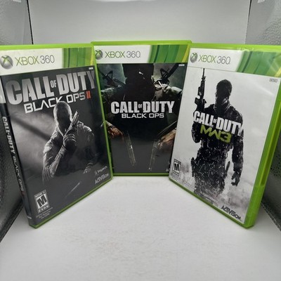 COD Call Of Duty Black Ops 1 2 II Modern Warfare 3 XBOX 360 Games LOT Bundle CIB