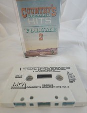 Various Country's Greatest Hits Vol. 2 Country Cassette MCA 1986 MCAC 20365
