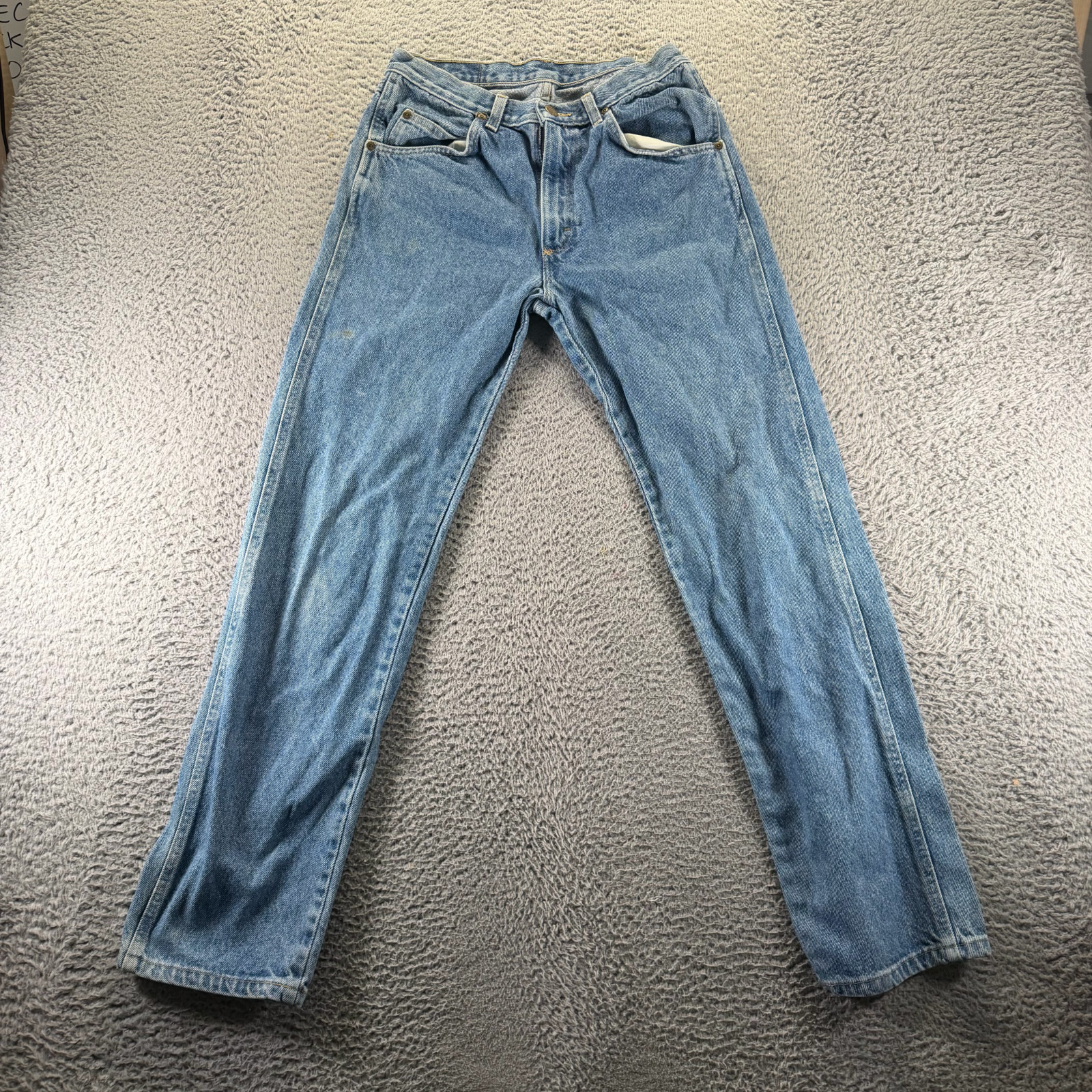 Men 30x32 Blue Cotton Denim Straight Workwear Made In Usa