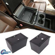 Lockable Armrest Console Safe Box Storage For Chevy Silverado Gmc Sierr 2014-18 Lockable Armrest Console Safe Box Storage For Chevy Silverado Gmc Sierr 2014-18