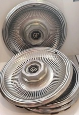 4 Vintage 1978-79 Pontiac Grand Prix Rim Wheel Cover Hub Cap 14 Oem 5051a Rare