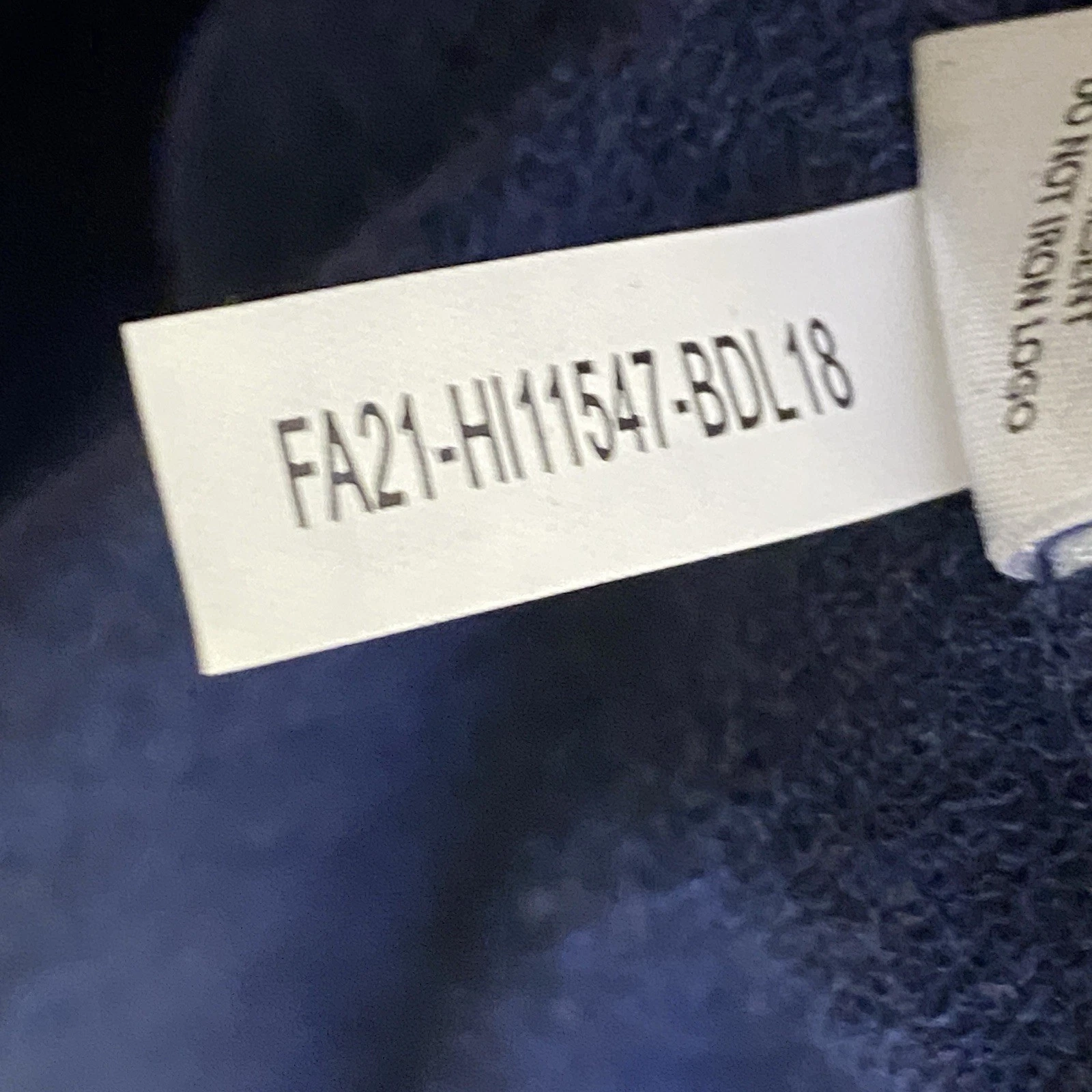 B Draddy Mara Jacket Mens Large Blue Full Zip Mock Neck MCC Logo Golf Preppy - product detail image 13