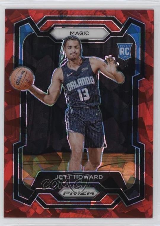 2023-24 Panini Prizm Red Ice Prizm Jett Howard #132 Rookie RC 12ri