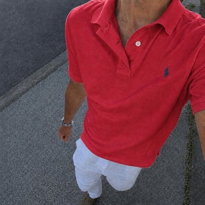 Ralph Lauren | Polo Shirt | Rot | Gr. XS | Slim Fit