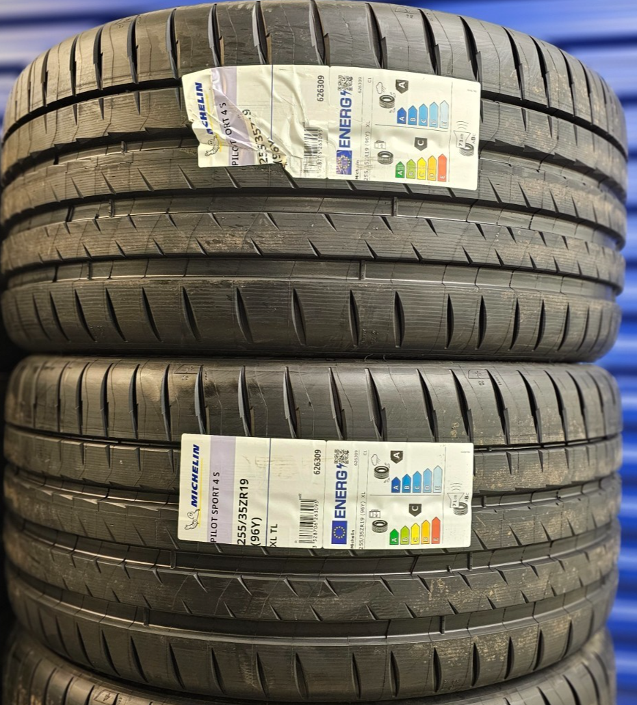 4X NEW MICHELIN PILOT SPORT 4S 285/30/19 255/35/19 TYRES 285 30