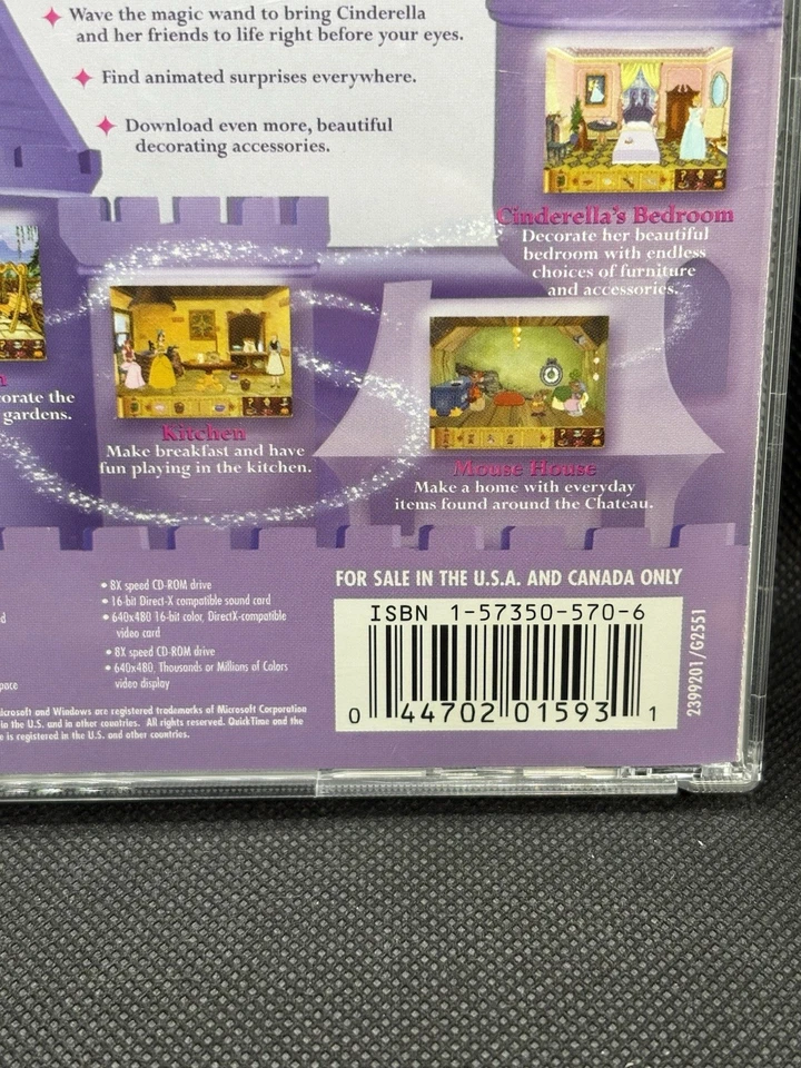 Disney Cinderella's Dollhouse (PC) Rated E, Create Dreamhouse Dollhouse - Image 3 of 4