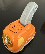 VTech Go Go Smart Wheels Orange Tow Truck Lights Sounds Works