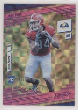 2021 Panini Prestige Rookies Xtra Points Premium Pink 3/50 Jake Funk #299 0mn2