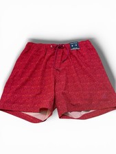 Nautica Men's Swim Trunks Size Medium , Vibrant red , Boxer lining