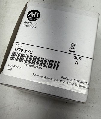 NEW 2025 1770-XYC 1785-LXX PLC-5  BATTERY ALLEN BRADLEY PLC BACKUP BATTERY