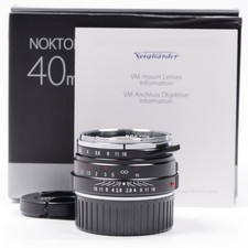 Voigtlander NOKTON Classic 40mm F/1.4 SC VM for Leica M mount Exc   8277LJ