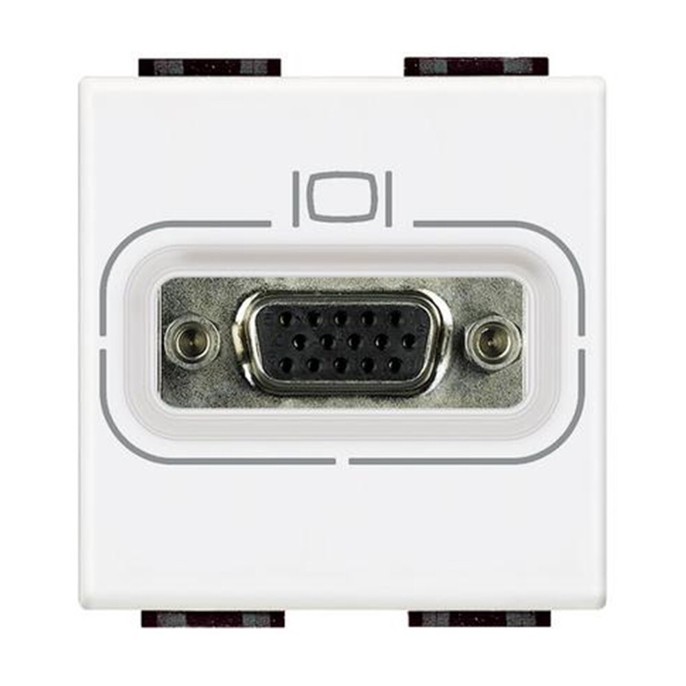 Connettore Presa Video HD15 Bianco Living Light  - BTICINO LEGRAND N4282